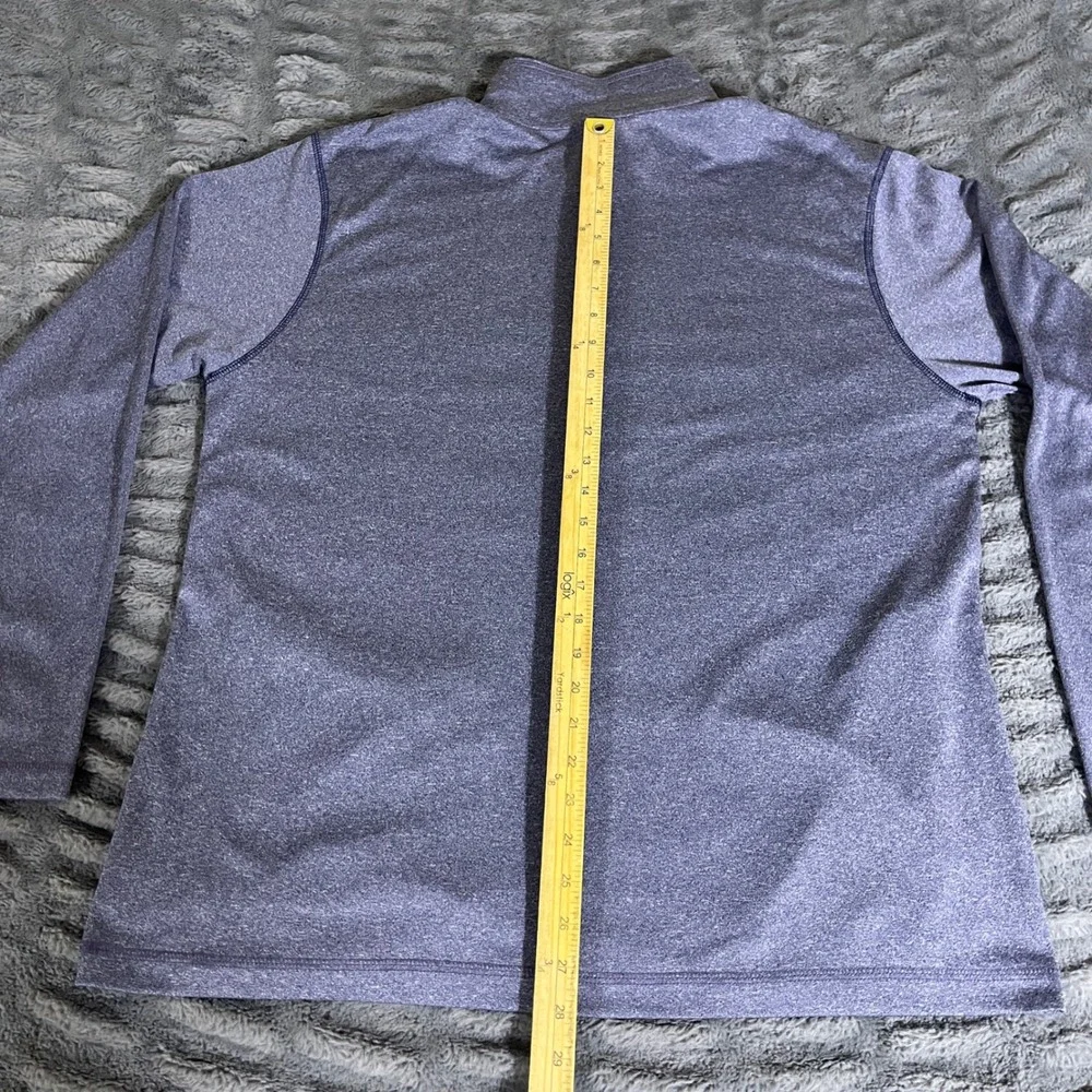 ProEdge NHL Colorado Avalanche Mens XL 1/4 Zip Pullover Heather Purple AP773